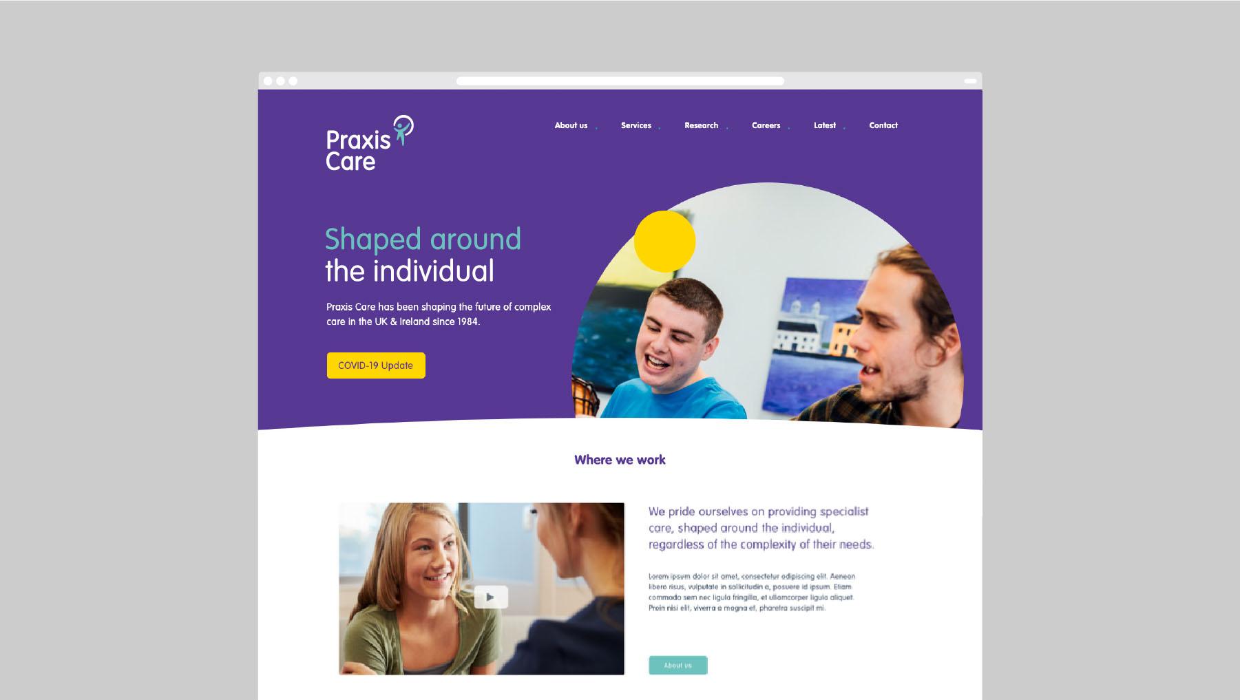 Praxis Care Web Design